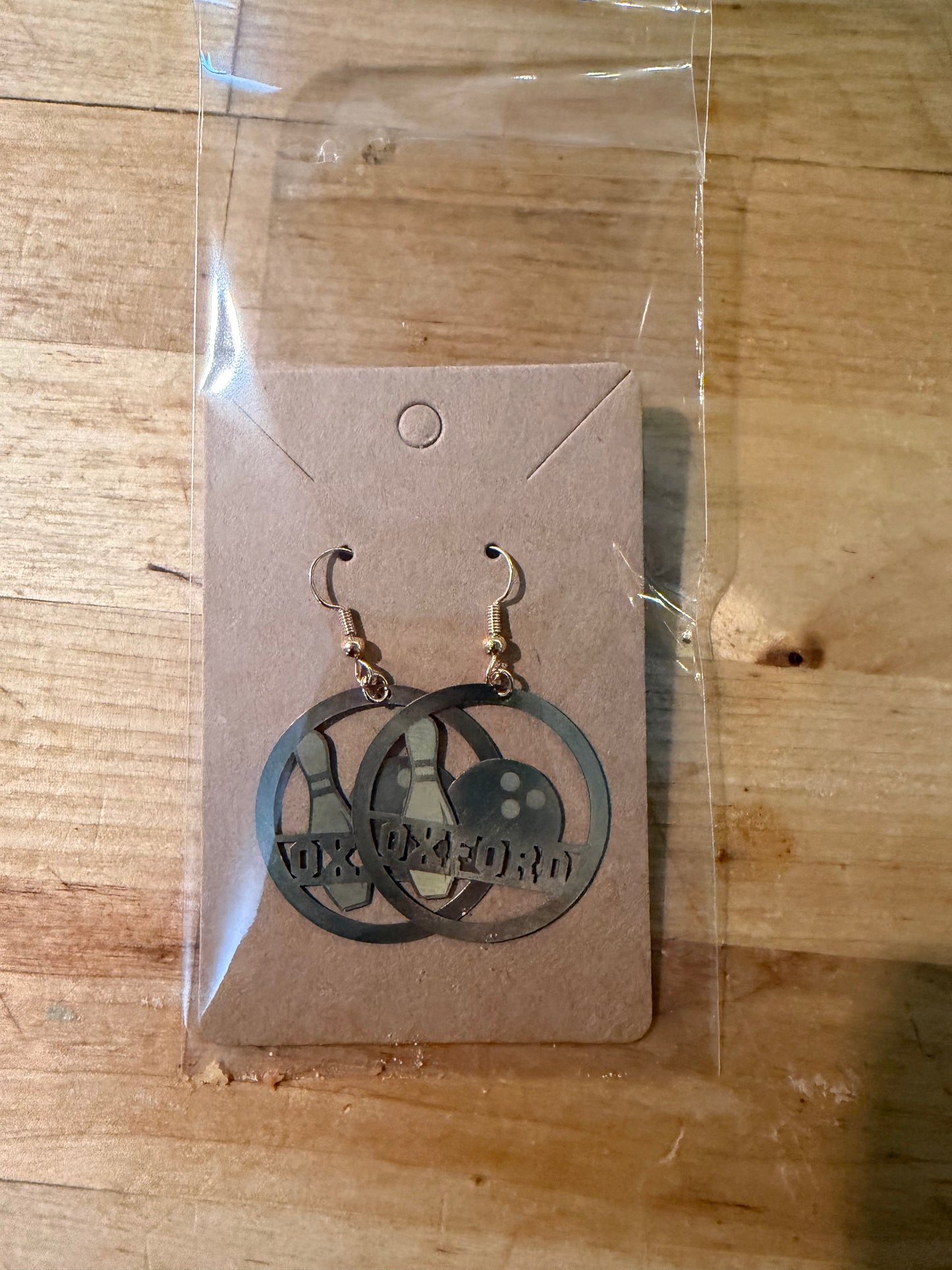 Oxford Bowling Earrings