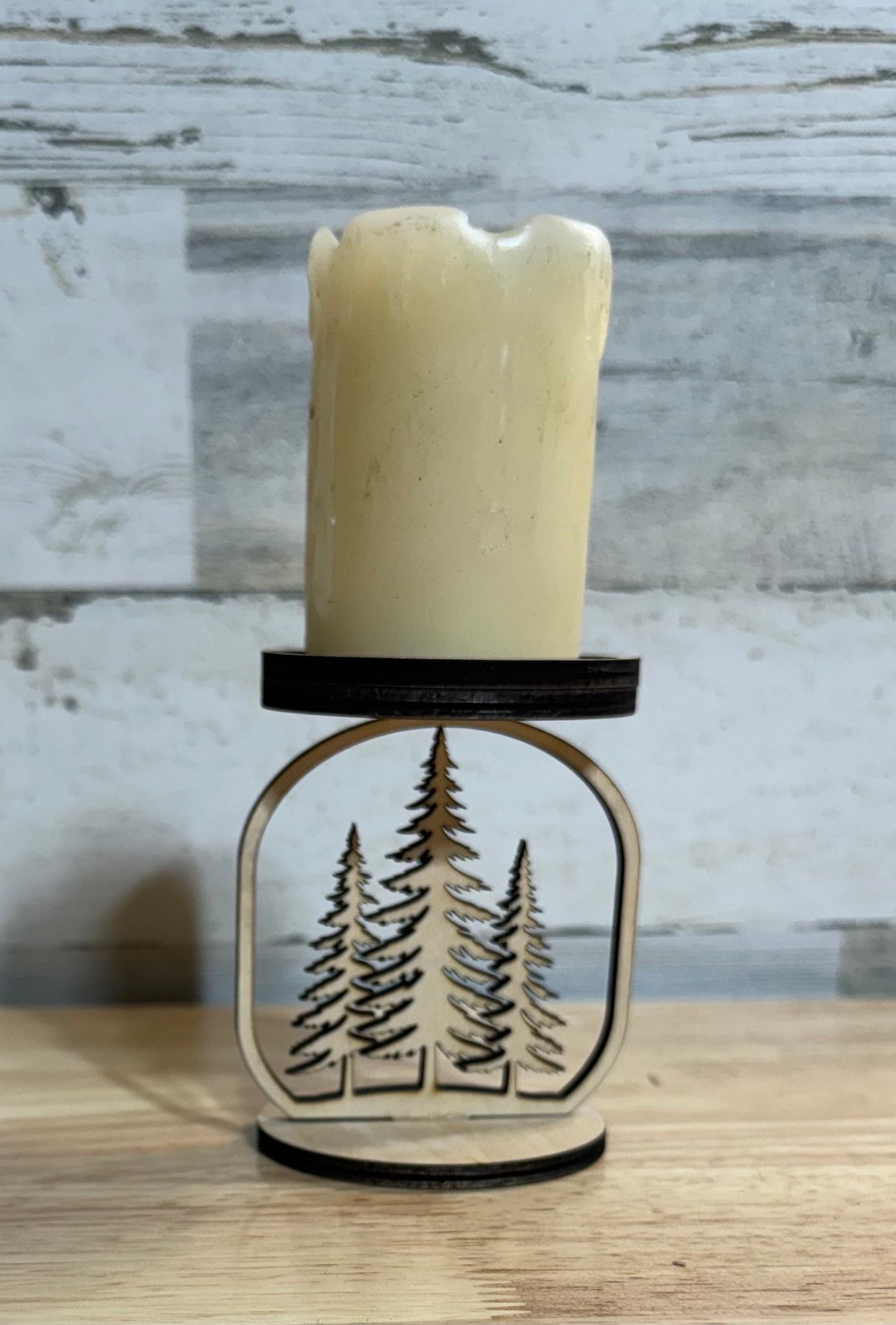 Candle Holder - Trees
