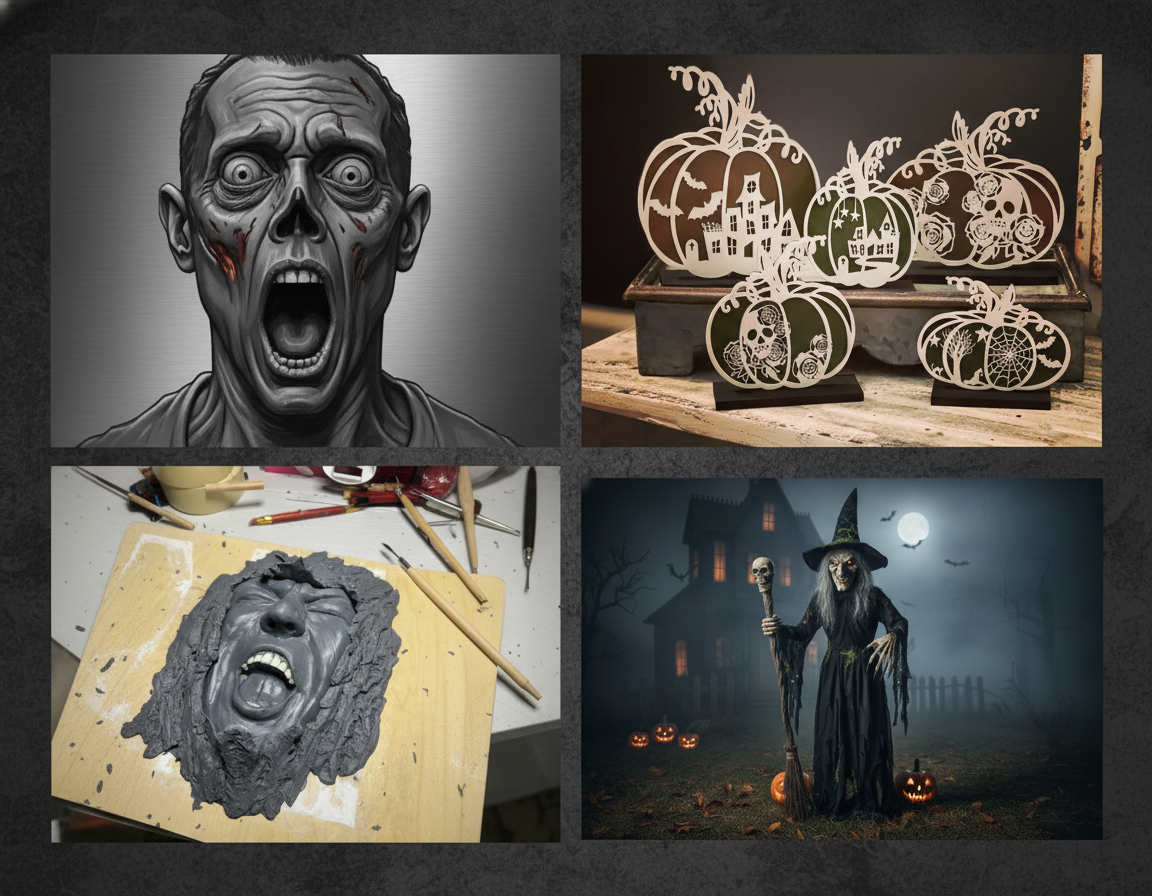 Sculptures, Props, Mask's and Metal art
