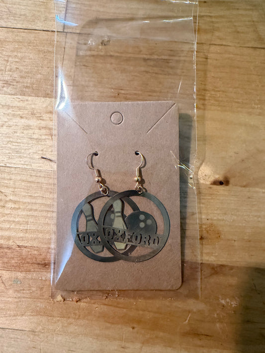 Oxford Bowling Earrings