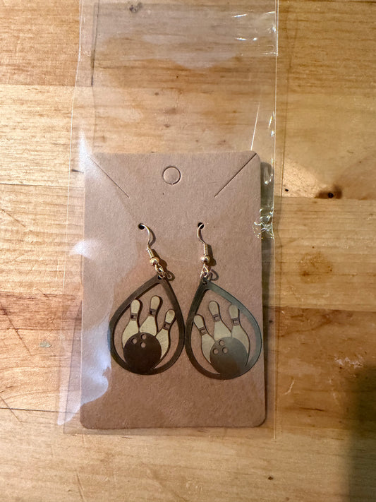 Bowling Earrings