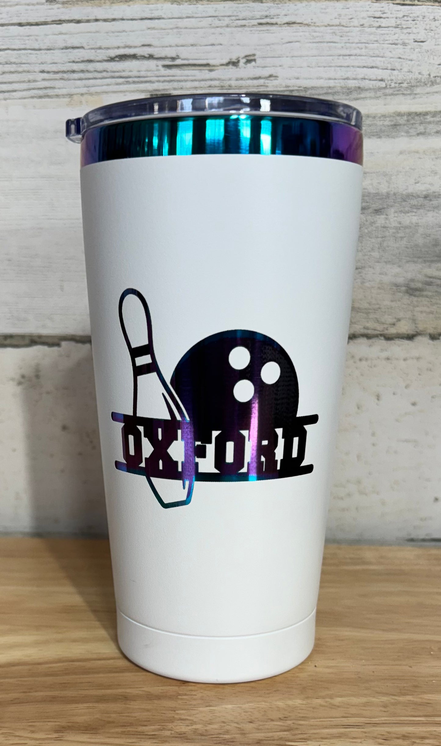 Tumbler, Oxford Bowling, White