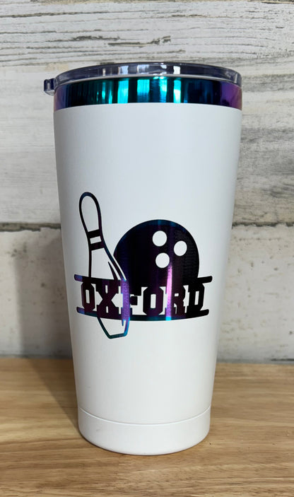 Tumbler, Oxford Bowling, White