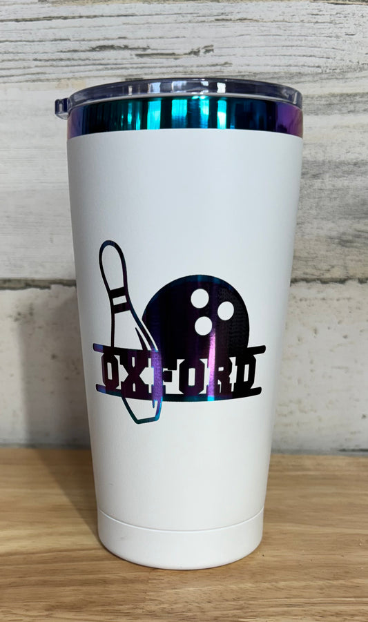 Tumbler, Oxford Bowling, White
