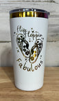 Tumbler, Flip Flop Fabulous, White