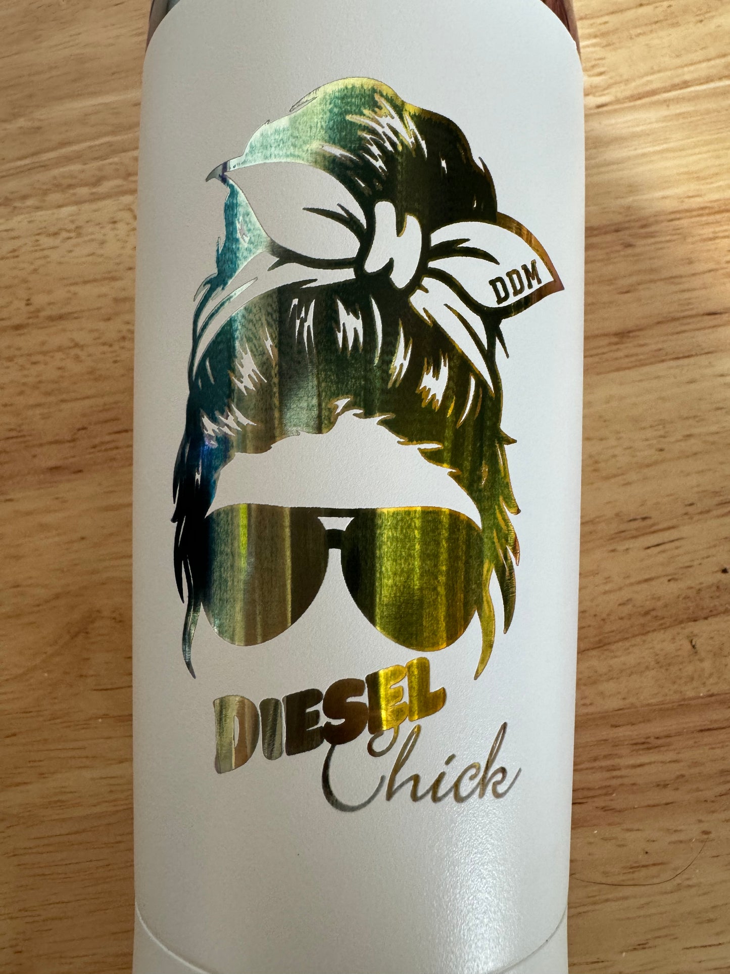Tumbler, Diesel Chick, White