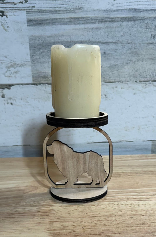 Candle Holder - Great Pyrenees