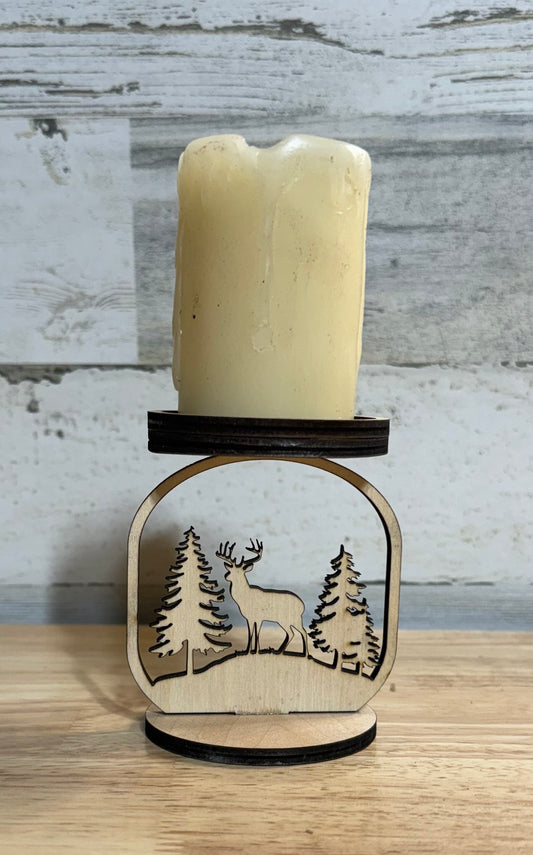 Candle Holder - Deer