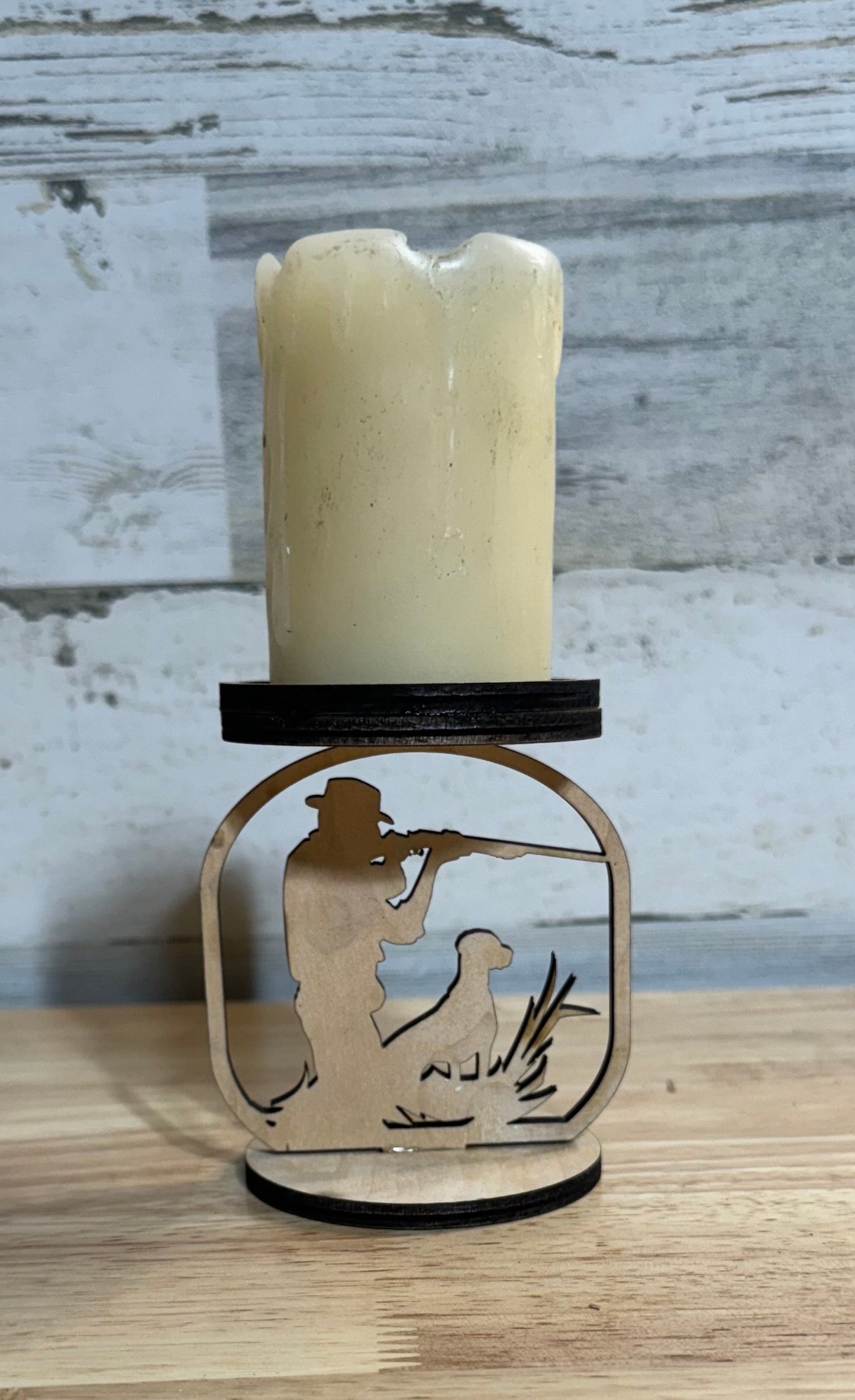 Candle Holder - Hunting