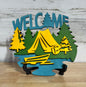 Camping Welcome Sign