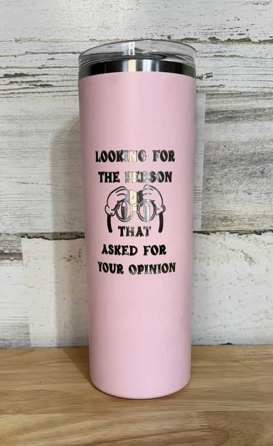 Tumbler, Opinion, Pink