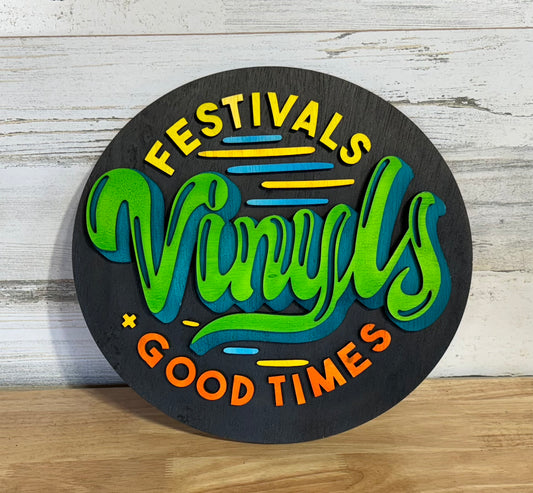 Vinyls Festival sign